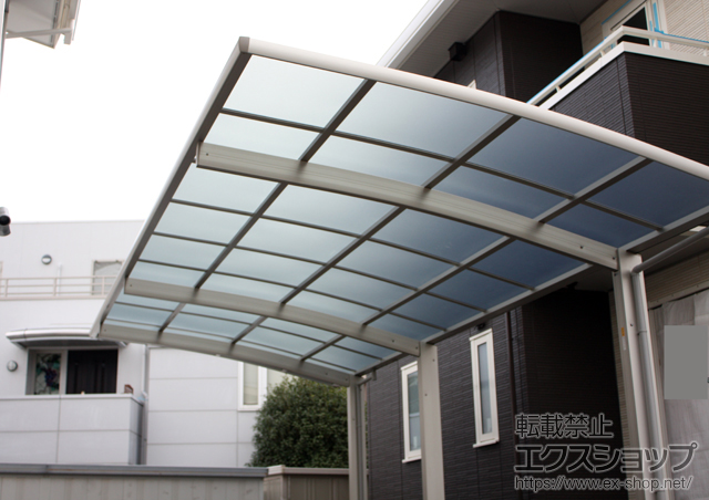 静岡県三島市ののカーポート レイナポート 延長 積雪〜30?対応 施工例