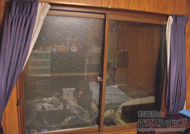 岡山県倉敷市のの二重窓（内窓） プラマード 引違い窓 2枚建 施工例