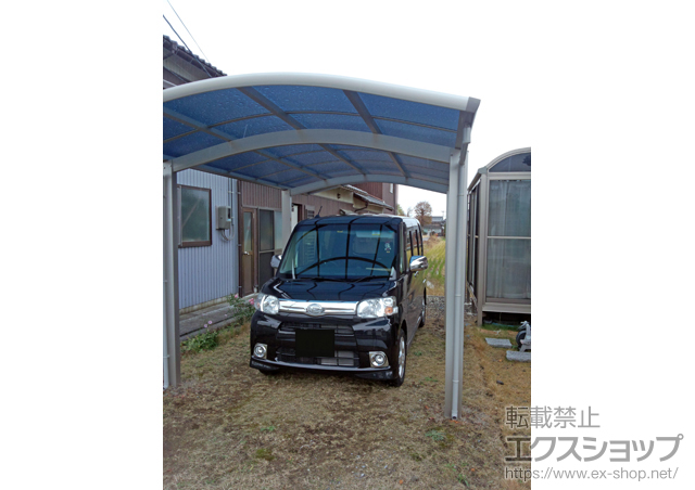 滋賀県長浜市ののカーポート レイナワンポート 積雪〜20cm対応 施工例