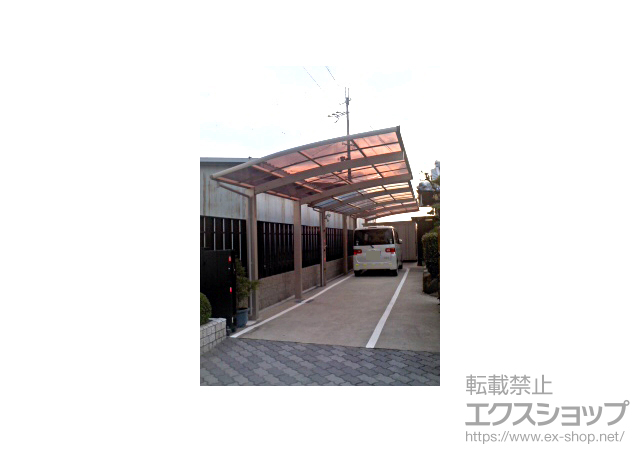 大阪府岸和田市ののカーポート プレシオスポート 積雪〜20cm対応 施工例