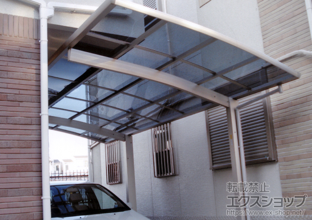 大阪府東大阪市ののカーポート プレシオスポート 積雪〜20cm対応 施工例