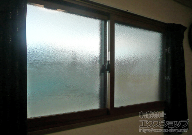 福島県会津若松市のの二重窓（内窓） インプラス ダストバリア仕様 引き違い窓 2枚建 施工例