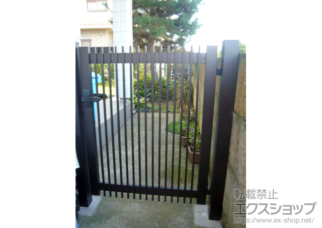 神奈川県中郡二宮町のの門扉 レスティン門扉 11型 片開き 施工例