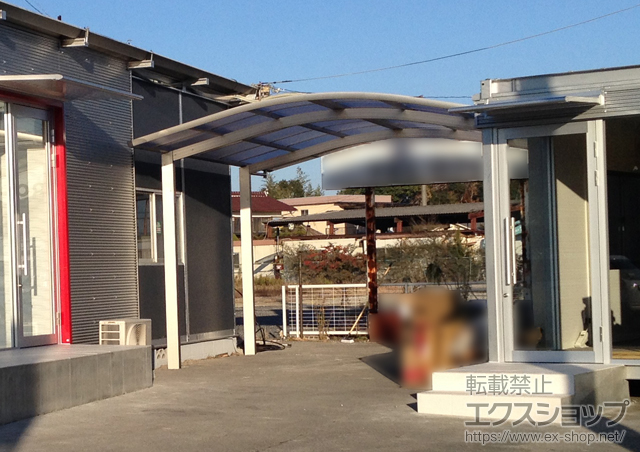 兵庫県三木市ののカーポート レイナツインポート 積雪〜20cm対応 施工例