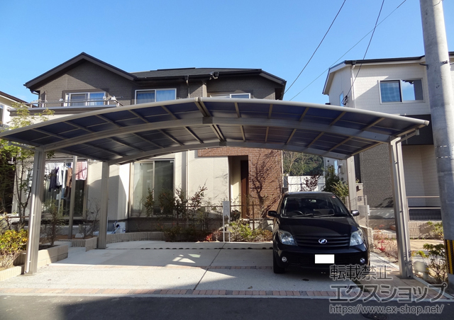 福岡県大野城市ののカーポート レイナトリプルポート 積雪〜20ｃｍ対応 施工例