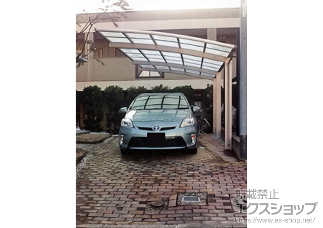 福岡県春日市ののカーポート レイナポート 延長 積雪〜20cm対応 施工例
