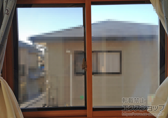 茨城県牛久市のの二重窓（内窓） インプラス ダストバリア仕様 引違い窓 2枚建 施工例