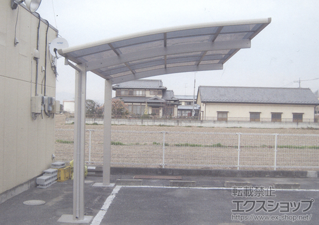 群馬県太田市ののカーポート プレシオスポート 積雪〜20cm対応 施工例