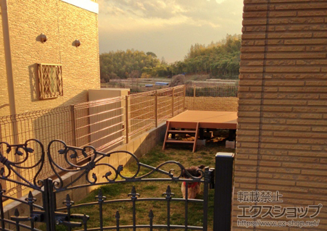 京都府京都市ののウッドデッキ リウッドデッキ200 単体 施工例