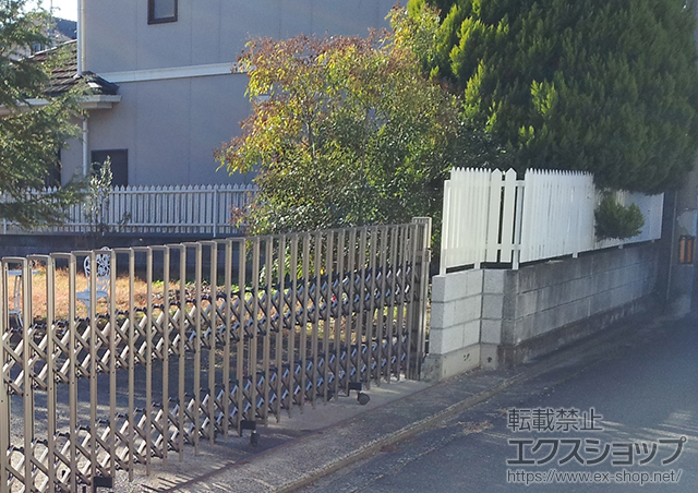 香川県東かがわ市ののフェンス・柵 テネシーフェンスN1型 自由支柱タイプ 施工例