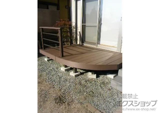 �{�錧���s��LIXIL ���N�V���i�g�X�e���j�̃E�b�h�f�b�L ���R�X�e�[�WII �ٌ^+�f�b�L�t�F���X �{�H��