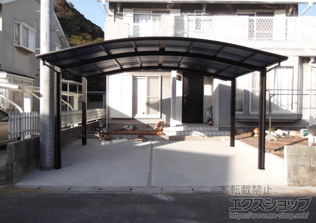 静岡県掛川市ののカーポート レイナツインポート 積雪〜20cm対応 施工例