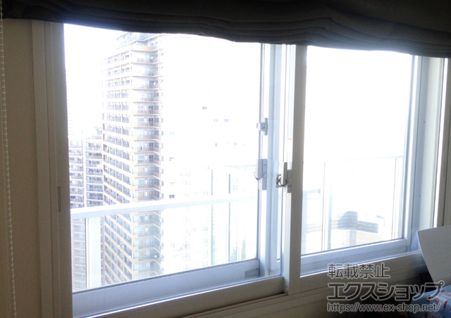 神奈川県川崎市のの二重窓（内窓） インプラス ダストバリア仕様 引違い窓 2枚建 施工例