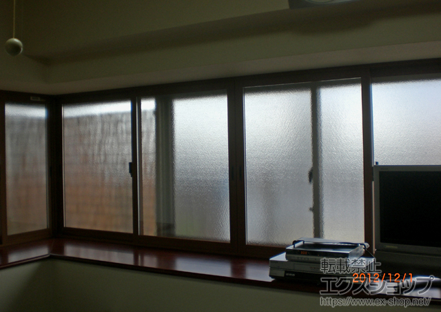 大阪府堺市のの二重窓（内窓） インプラス ダストバリア仕様 引違い窓 4枚建 施工例