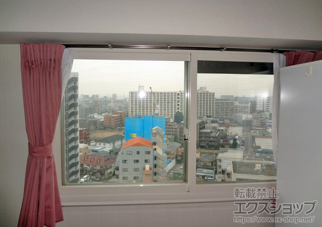 埼玉県朝霞市のの二重窓（内窓） インプラス ダストバリア仕様 引違い窓 2枚建 施工例