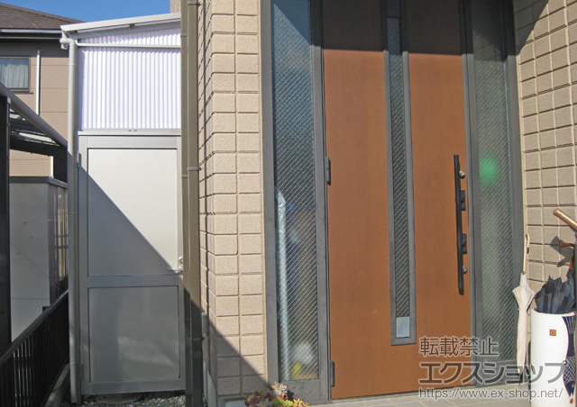 茨城県取手市ののストックヤード ストックヤードII 両側ドア付きタイプ 積雪〜20cm対応 施工例