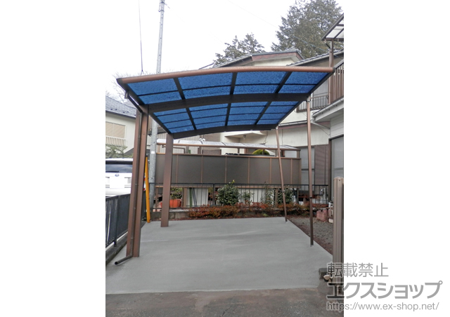 神奈川県相模原市ののカーポート レイナポートZ 積雪〜20cm対応+レイナポートZ 着脱式サポート 施工例