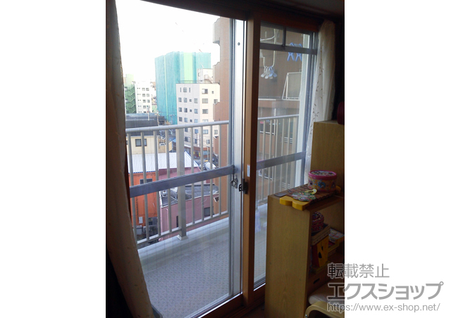 東京都江東区のの二重窓（内窓） インプラス ダストバリア仕様 引違い窓 2枚建 施工例