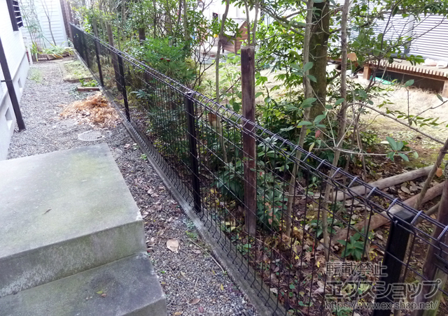 埼玉県吉川市ののフェンス・柵 イーネットフェンス1F型 施工例