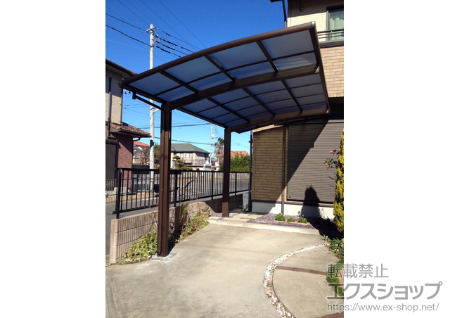 茨城県ひたちなか市ののカーポート レイナポート 積雪〜20cm対応 施工例