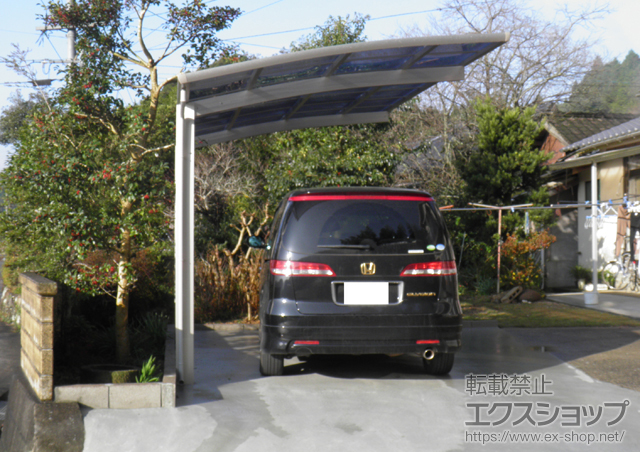 佐賀県伊万里市ののカーポート レイナポート 積雪〜20cm対応 施工例