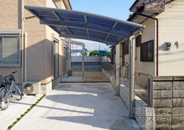 福岡県小郡市ののカーポート レイナポート 積雪〜20cm対応 施工例