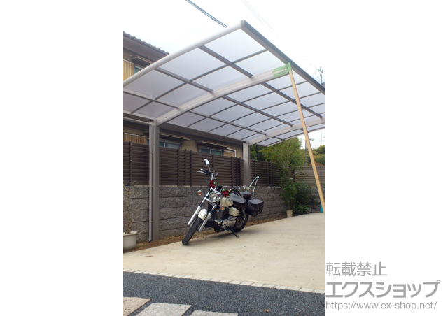 奈良県生駒郡斑鳩町ののカーポート レイナポート 積雪〜20cm対応 施工例