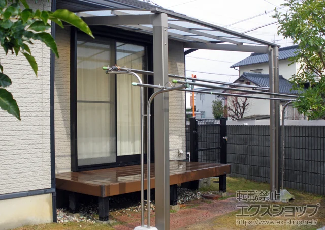 ���쌧�����s��LIXIL ���N�V���i�g�X�e���j�̃e���X���� �G�b�N�X���[�t �Ɨ��O�オ�� �e���X�^�C�v �ϐ�`20cm�Ή� �{�H��