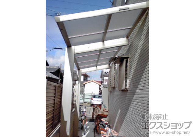 兵庫県伊丹市ののカーポート プレシオスポート 積雪〜20cm対応 施工例