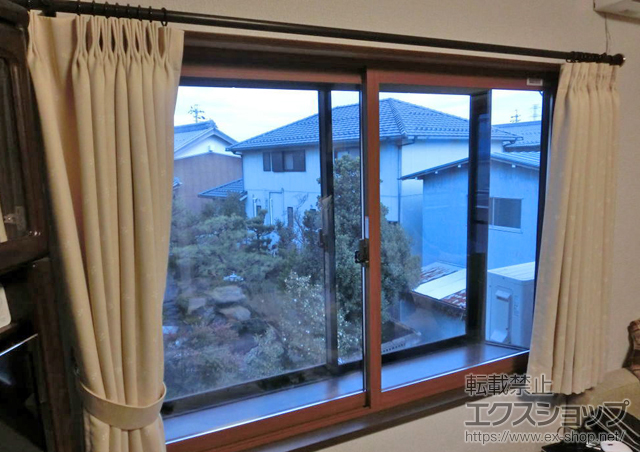 岐阜県養老郡養老町のの二重窓（内窓） インプラス ダストバリア仕様 引違い窓 2枚建 施工例