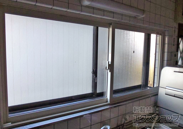 山梨県中央市のの二重窓（内窓） インプラス ダストバリア仕様 引違い窓 2枚建 施工例