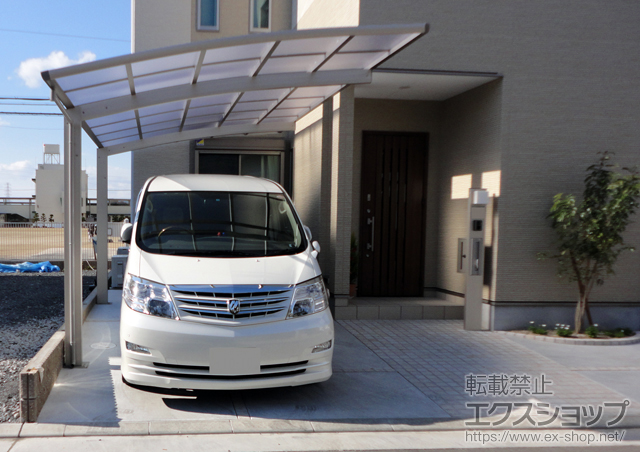 大阪府茨木市ののカーポート レイナポート 積雪〜20cm対応 施工例