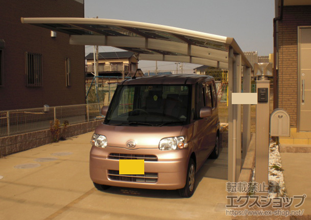 三重県鈴鹿市ののカーポート プレシオスポート 積雪〜20cm対応 施工例