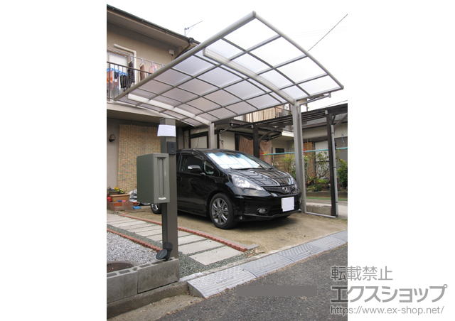 兵庫県明石市ののカーポート レイナポート 積雪〜20cm対応 施工例