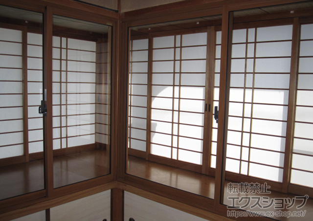 山口県宇部市のの二重窓（内窓） インプラス ダストバリア仕様 引違い窓 2枚建 施工例