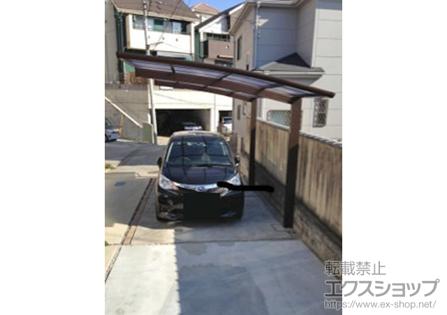 東京都八王子市ののカーポート レイナポート 積雪〜20cm対応 施工例