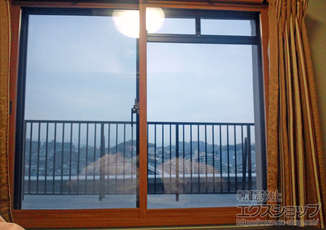 大阪府吹田市のの二重窓（内窓） インプラス ダストバリア仕様 引違い窓 2枚建 施工例