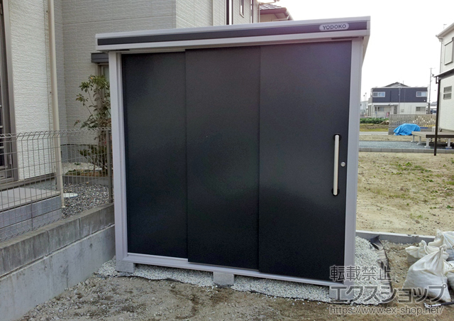 静岡県袋井市のの物置・屋外倉庫 エルモ 一般型(LMC-2215GL ) 施工例