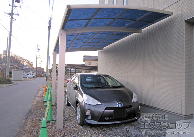 長野県上田市ののカーポート レイナポートグラン　積雪〜20cm対応 施工例