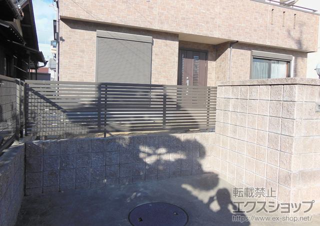 愛知県北名古屋市ののフェンス・柵 シャレオR3型フェンス 施工例