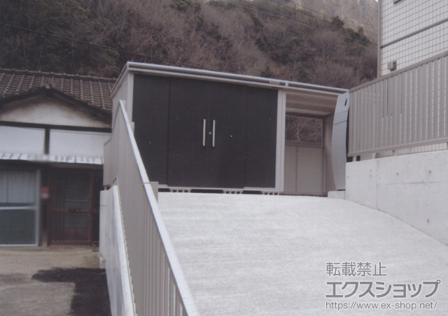 岡山県備前市ののフェンス・柵 エルモコンビ 一般型(LMC-2922GL+K-2222 ) 施工例