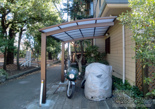 東京都練馬区ののカーポート プレシオスポート 積雪〜20cm対応 施工例