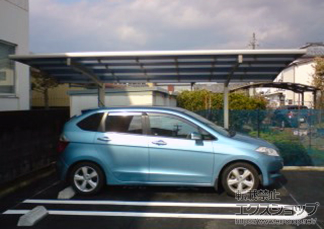 高知県土佐市ののカーポート レイナポート 積雪〜20cm対応 施工例