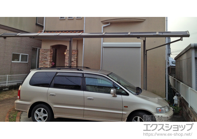 兵庫県明石市のLIXIL リクシル（トステム）のカーポート レガーナポートシグマIII 積雪〜30cm対応 施工例