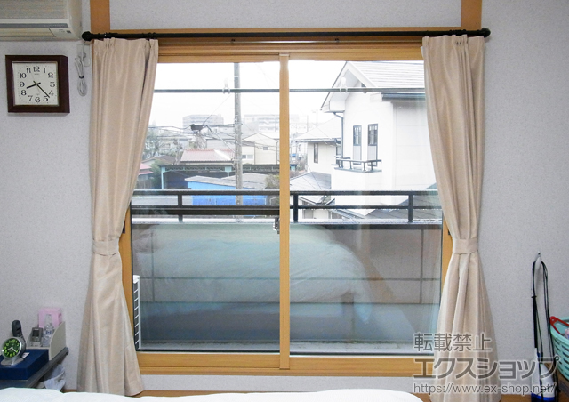 千葉県木更津市のの二重窓（内窓） インプラス ダストバリア仕様 引違い窓 2枚建 施工例