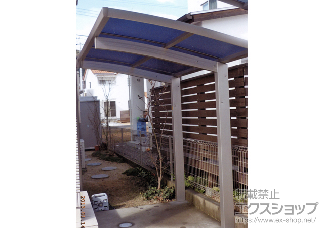 広島県広島市ののサイクルポート・駐輪場 レイナポート ミニ 積雪〜20?対応 施工例