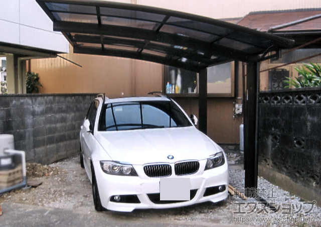 静岡県静岡市ののカーポート プレシオスポート 積雪〜20cm対応 施工例