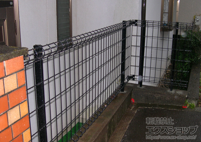 神奈川県横浜市ののフェンス・柵 ハイグリッドフェンスUF8型 施工例