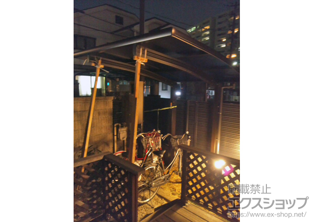 大阪府堺市ののサイクルポート・駐輪場 プレシオスポート ミニ 積雪〜20cm対応 施工例