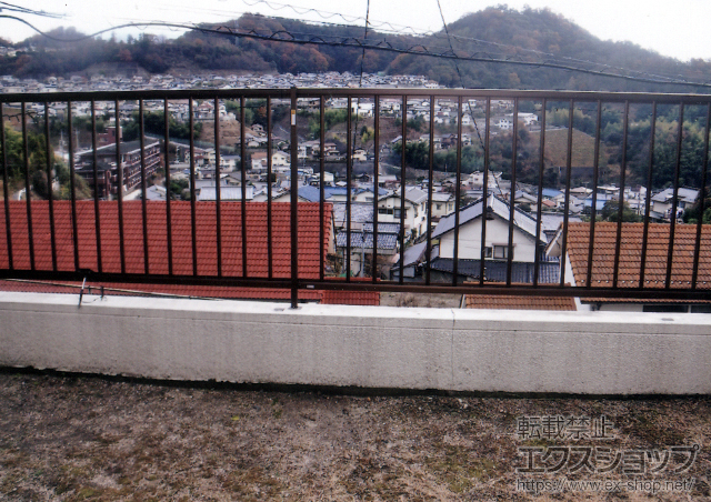 広島県広島市ののフェンス・柵 レスティナフェンス21型 自由柱タイプ 施工例